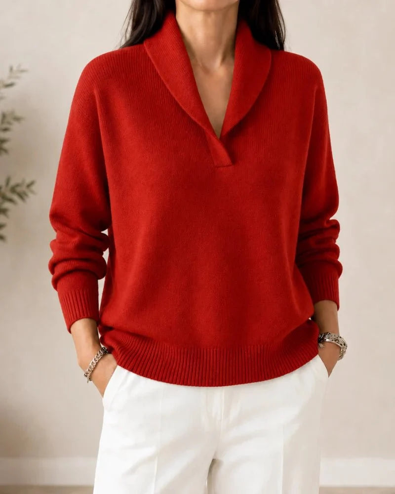 Mary | Soft V-Neck Jumper