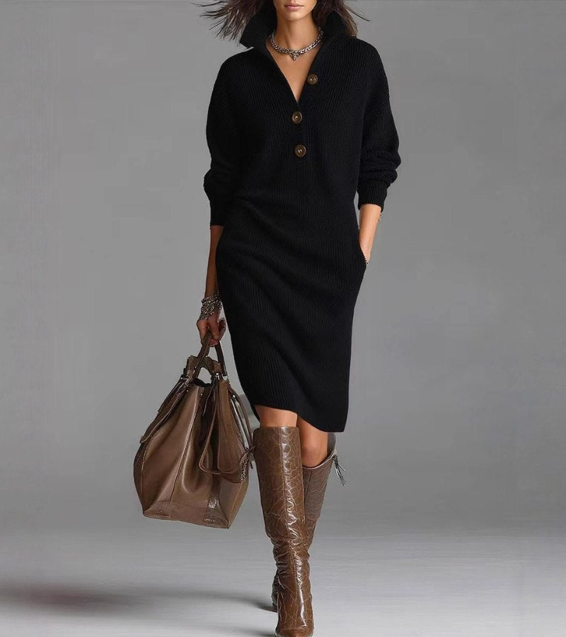 Carmen | Warm Knit Dress, Elegant and Comfortable