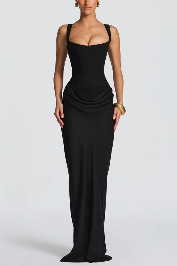 Eleanor | Square Neck Maxi Dress