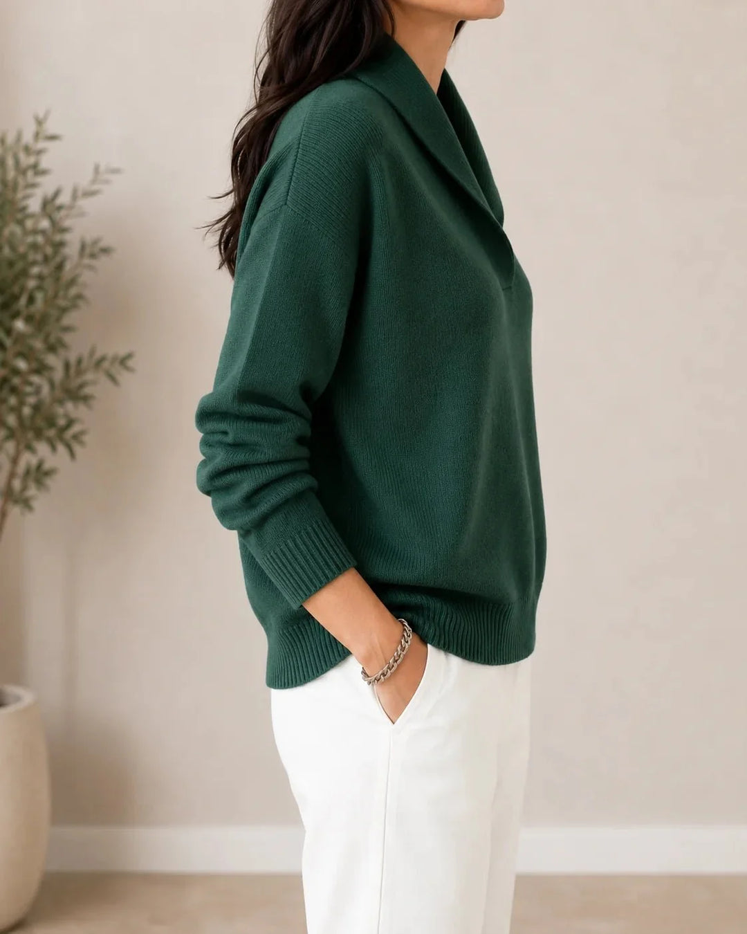 Mary | Soft V-Neck Jumper