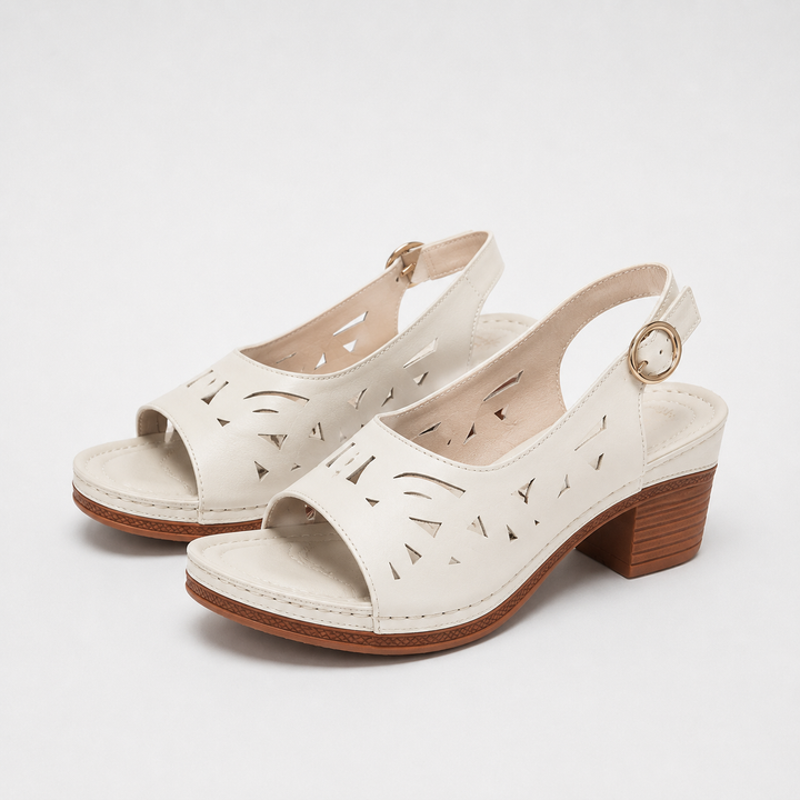 Lisya | Orthopedic Low Heel Sandals