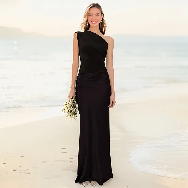 Seana | One-Shoulder Maxi Dress