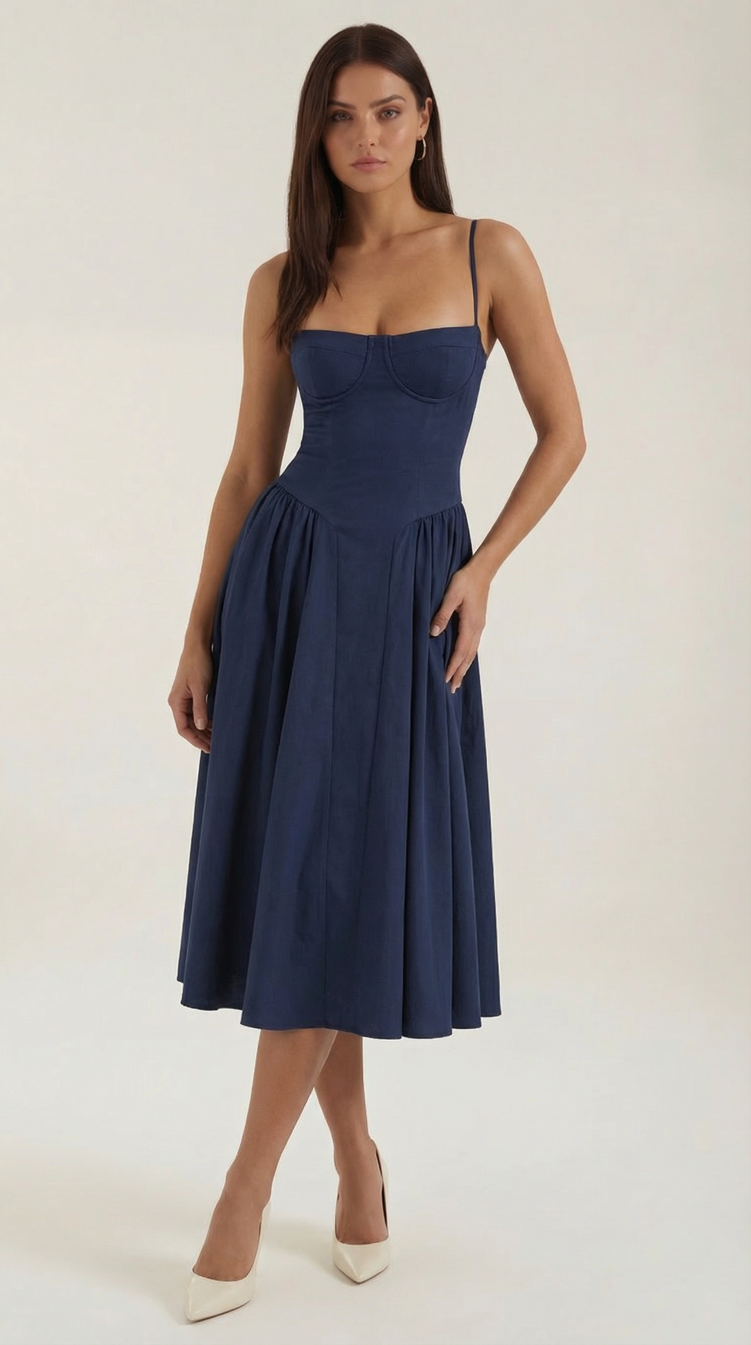 Odette | Corset midi dress