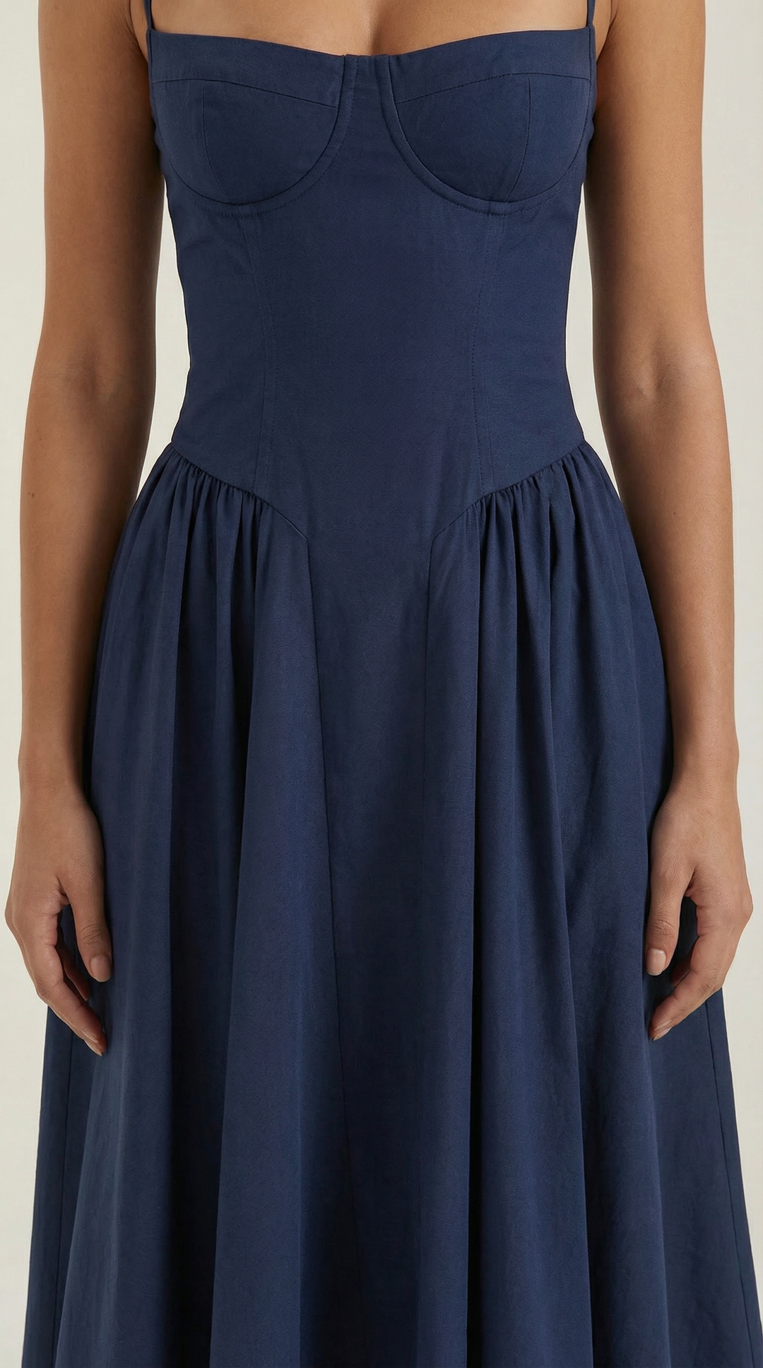 Odette | Corset midi dress
