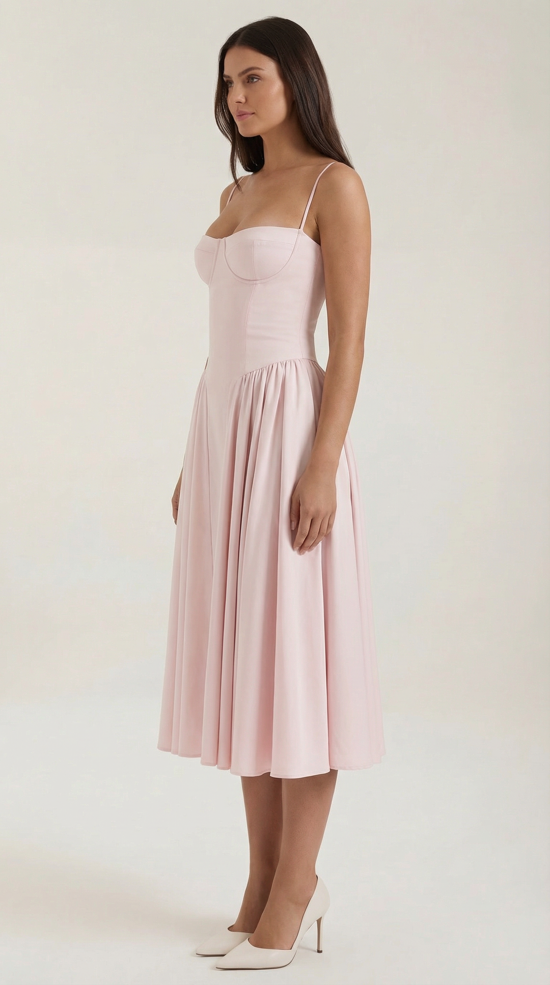 Odette | Corset midi dress
