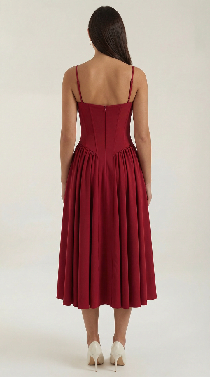 Odette | Corset midi dress