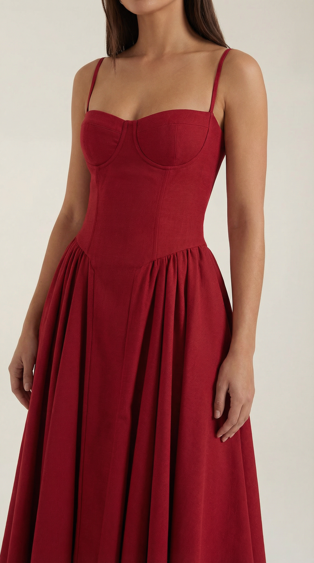 Odette | Corset midi dress