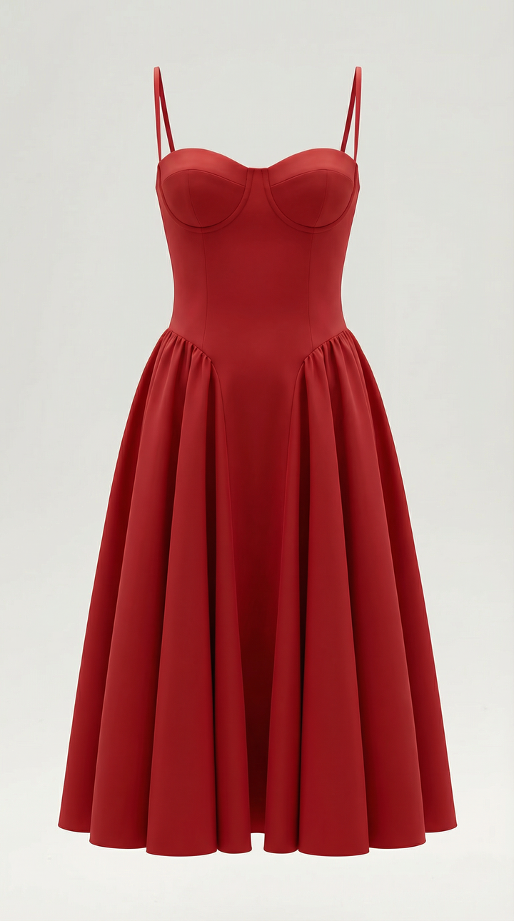 Odette | Corset midi dress