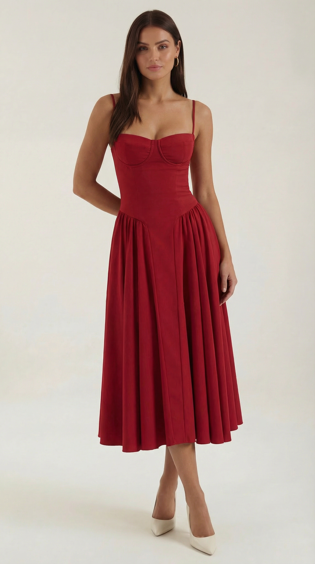 Odette | Corset midi dress