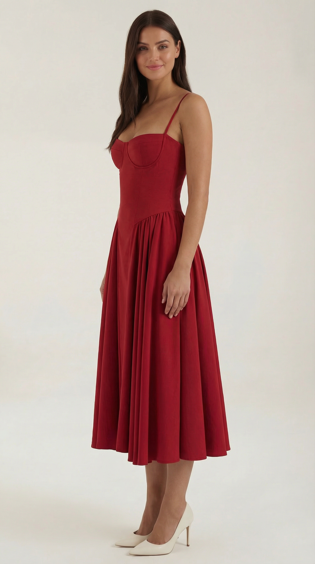 Odette | Corset midi dress