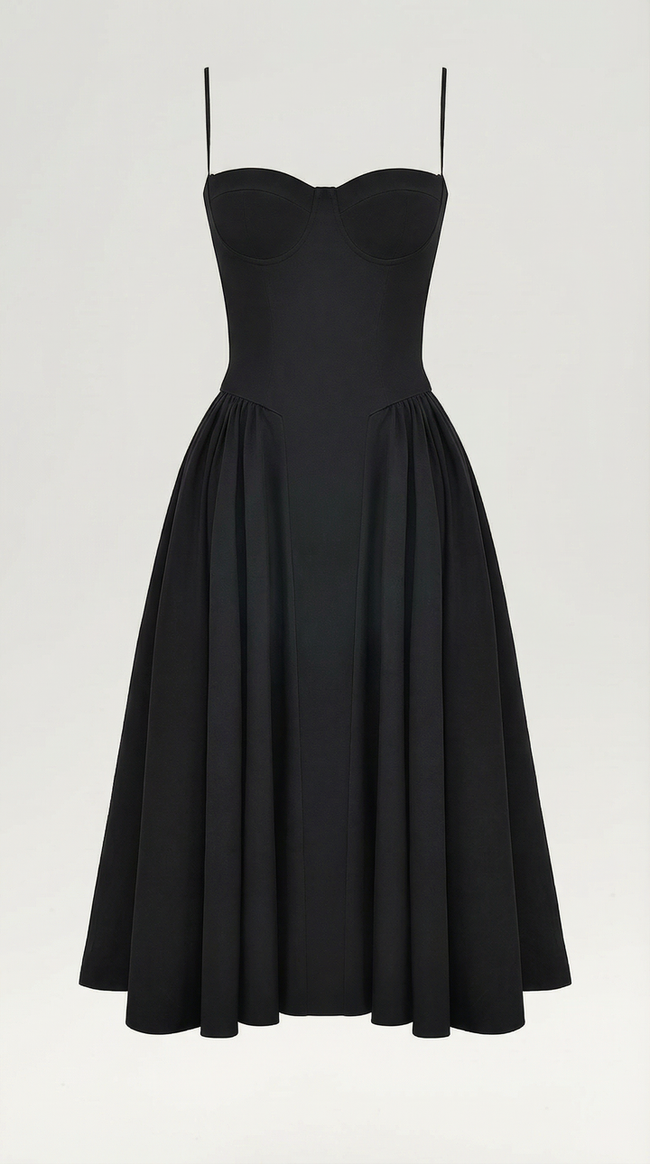 Odette | Corset midi dress