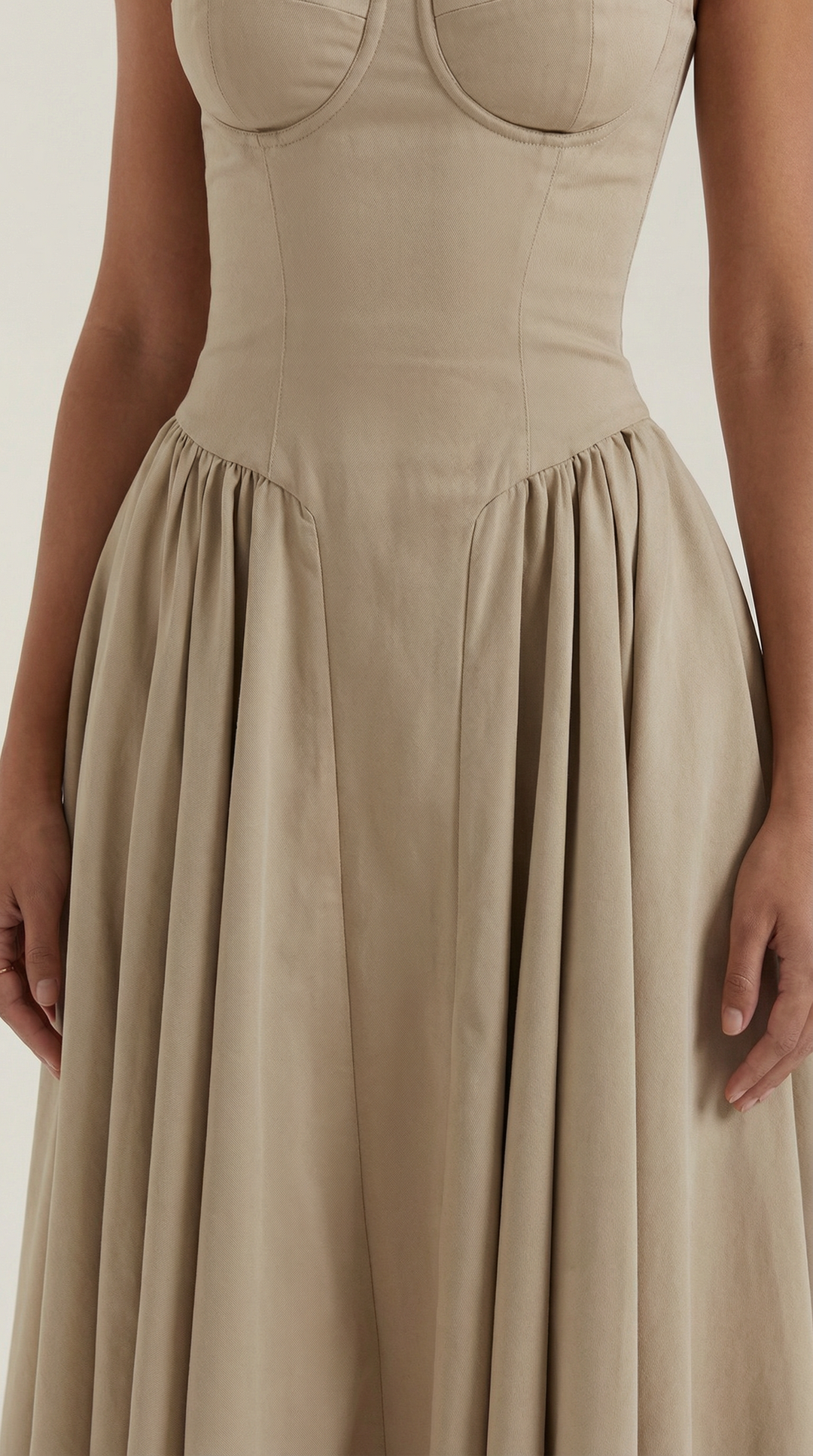 Odette | Corset midi dress