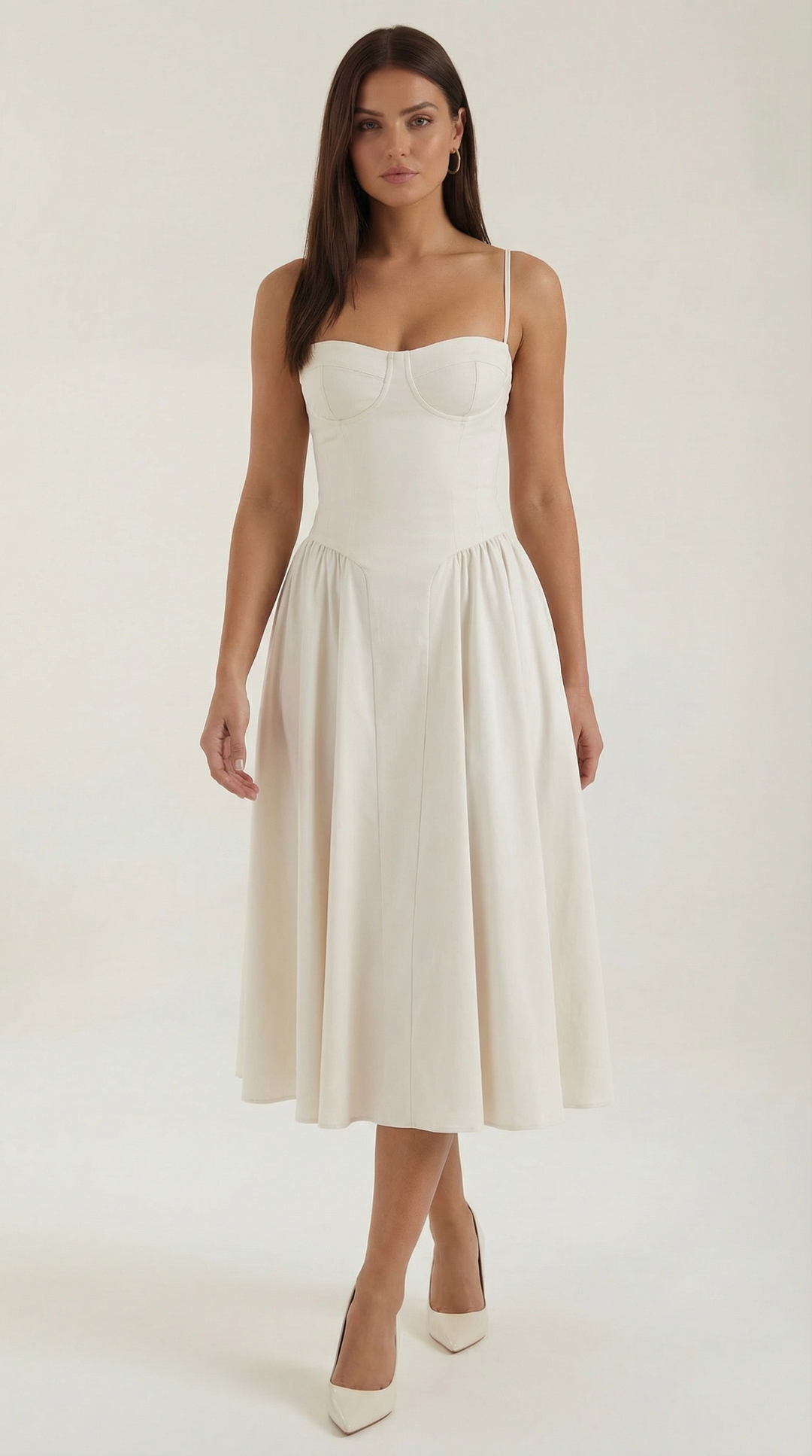 Odette | Corset midi dress