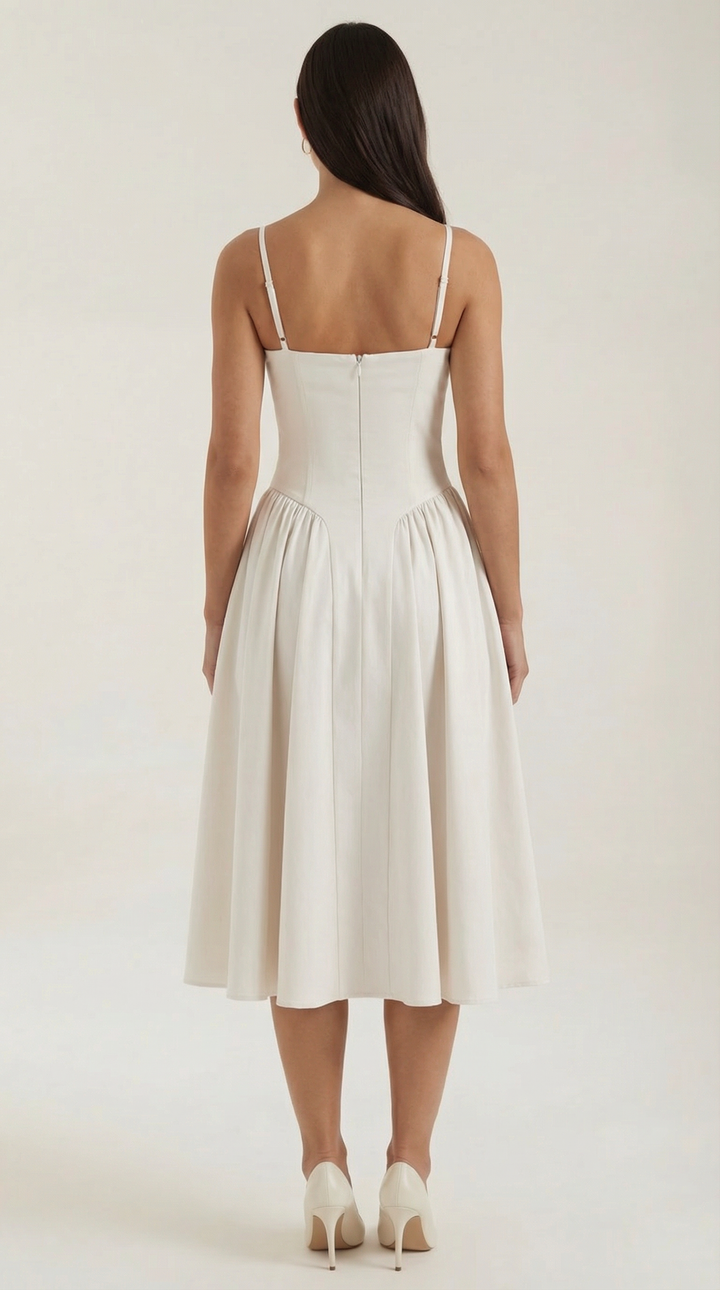 Odette | Corset midi dress