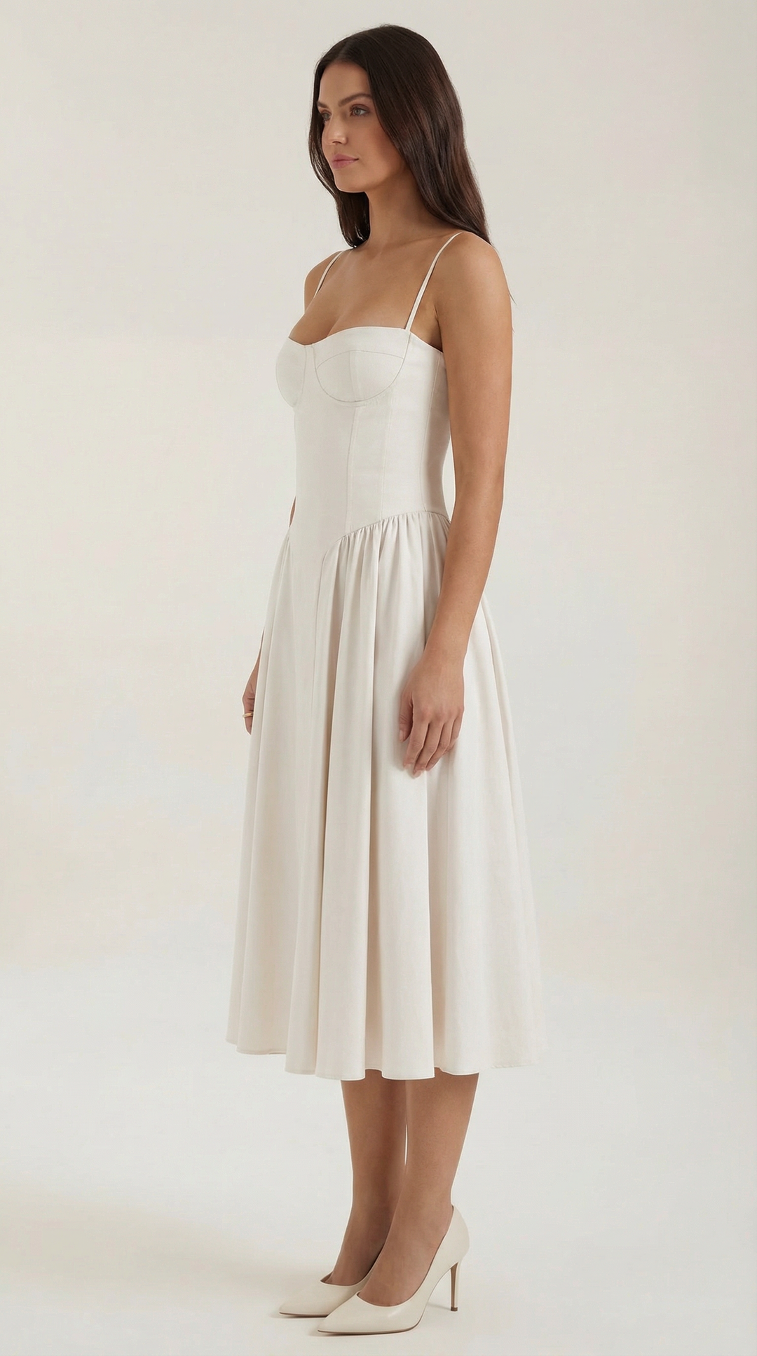 Odette | Corset midi dress